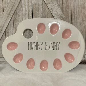 Rae Dunn Hunny Bunny Ceramic Egg Holder